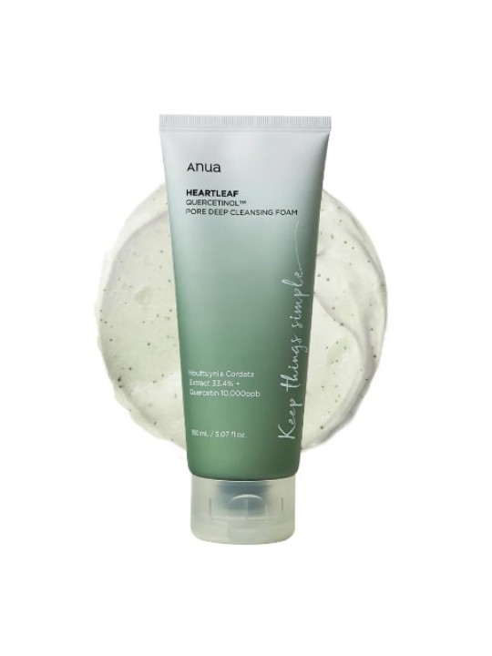ANUA  HEARTLEAF QUERCETINOL PORE DEEP CLEANSING FOAM 150ml
