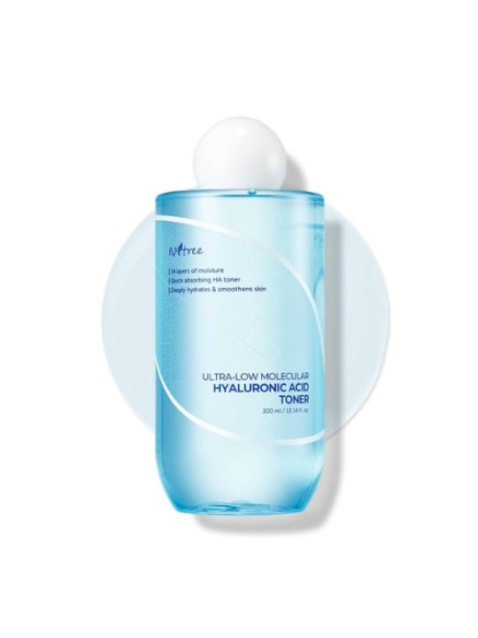 ISNTREE ULTRA-LOW MOLECULAR HYALURONIC ACID TONER_300ml