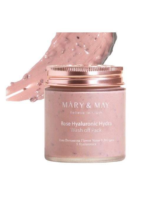 Mary&May  Rose Hyaluronic Hydra Wash off Pack 125g