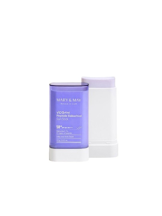 Mary&May  Vegan Peptide Bakuchiol Sun Stick SPF50+ PA++++ 18g