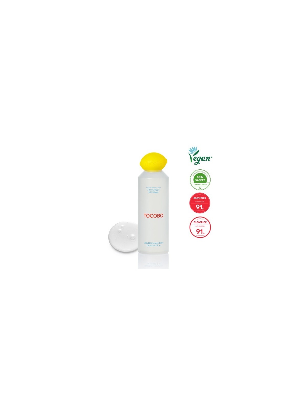 TOCOBO AHA BHA LEMON TONER 150mL