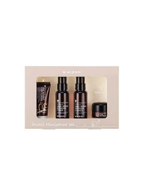 Snail Miniature SETFoam Cleanser+Toner+Essence+Cream