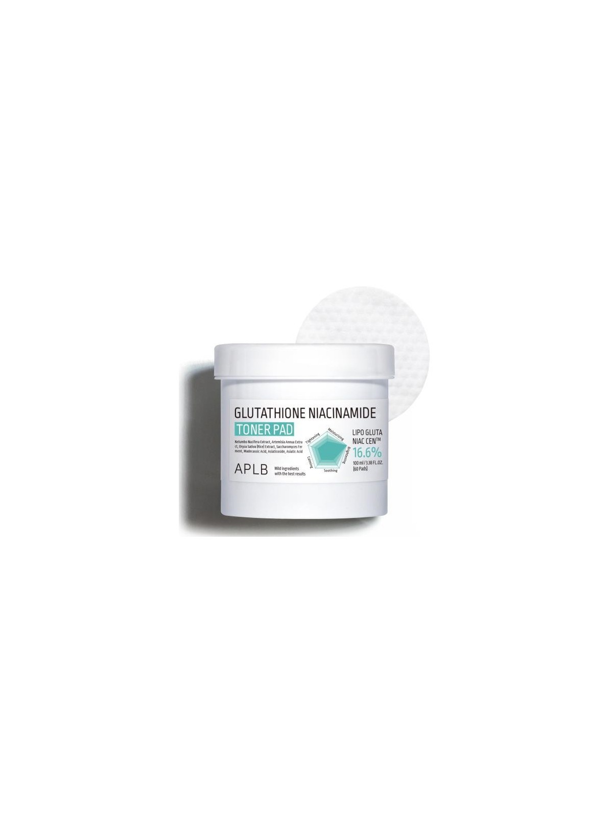 Glutathione Niacinamide Toner Pad 60 pads