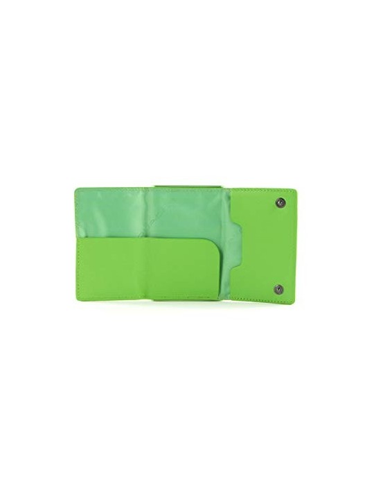 Porta Carte di Cuoio Piquadro Blue Square con Sistema Scorrevole e Protezione Antifrode RFID Verde unisex Piquadro www.essenzeto