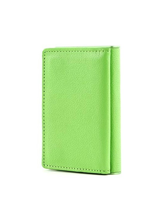 Porta Carte di Cuoio Piquadro Blue Square con Sistema Scorrevole e Protezione Antifrode RFID Verde unisex Piquadro www.essenzeto