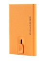 Piquadro Blue Square Porta Carte in Pelle Arancione