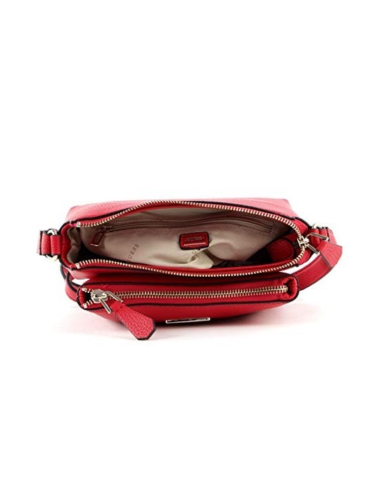 Guess Borsa a Tracolla in Pelle Becca Rossa Donna