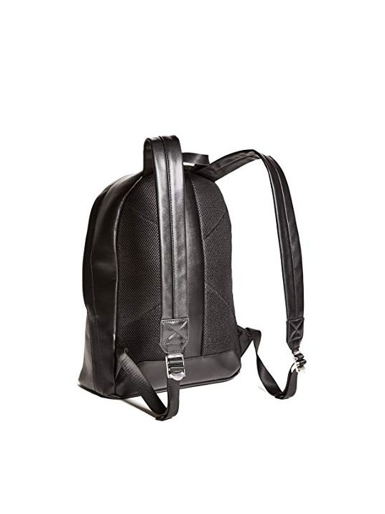 Guess Dan Zaino Uomo in Pelle Sintetica Nero Marrone