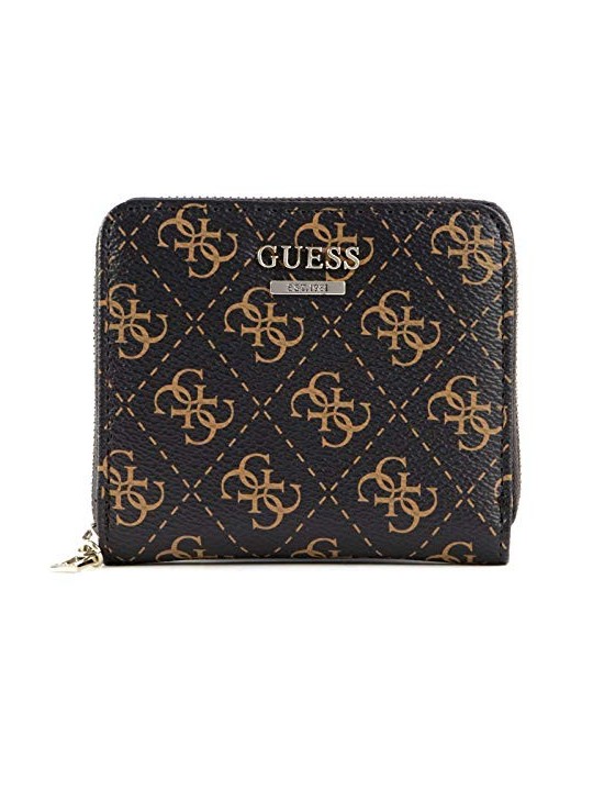 Portafoglio Guess Camy SLG Piccola Zip Marrone Donna