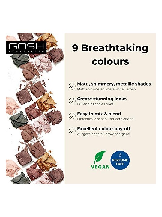 Palette occhi Gosh EYEDENTITY 003-sii felice unisex