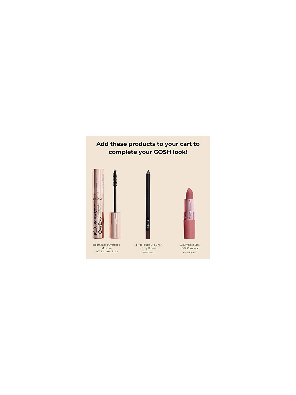 Palette Gosh EYEDENTITY 001sii onesto unisex