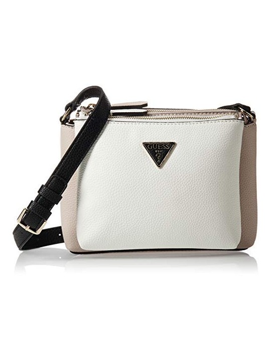 Guess Becca Borsa a Tracolla in Pelle Bianca Donna