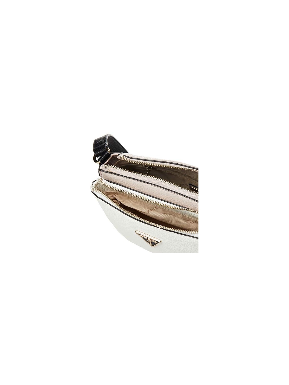 Guess Becca Borsa a Tracolla in Pelle Bianca Donna