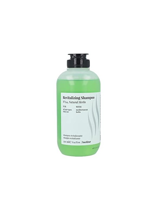 FarmaVita BACK BAR Shampoo Rivitalizzante n04Erbe Naturali 250ml Unisex