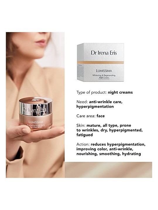 Dr Irena Eris Lumissima Night Cream 50ml Whitening &