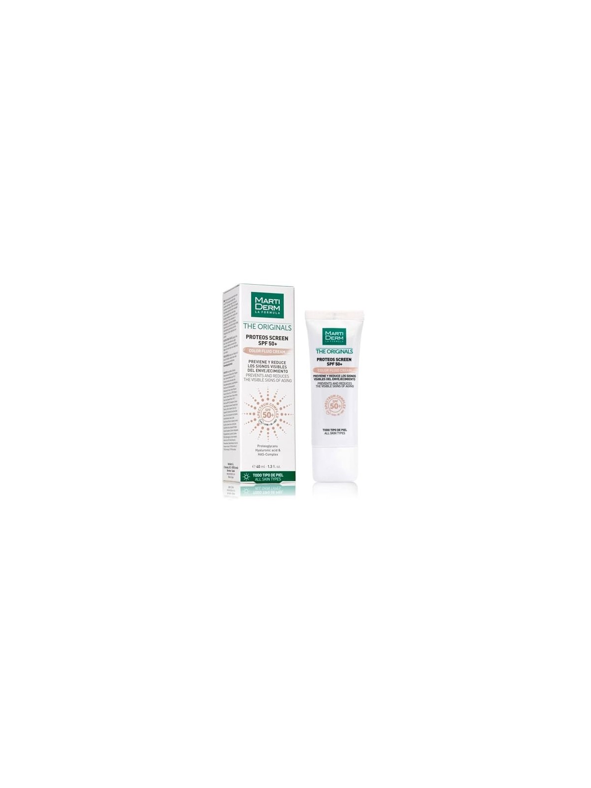 Martiderm Proteos Screen Spf 50 Crema Colorata 40ml Unisex