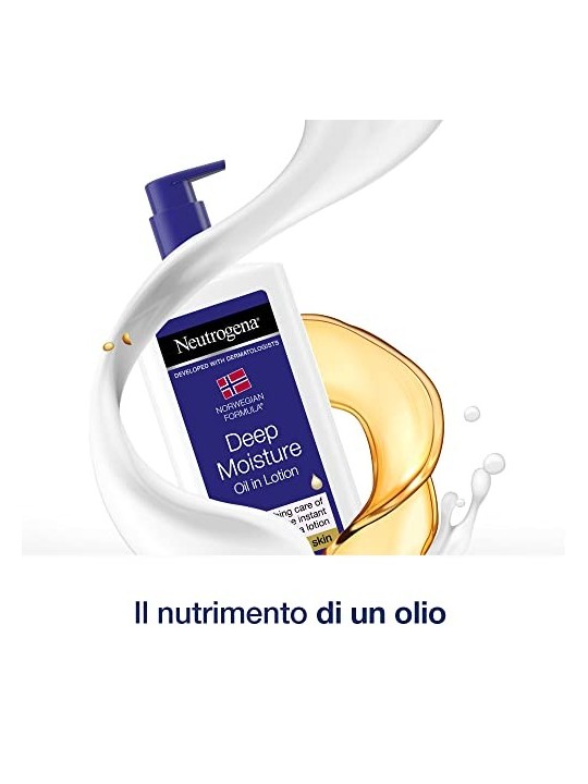 Neutrogena Norwegian Formula Deep Moisture Oil In Lotion 400ml