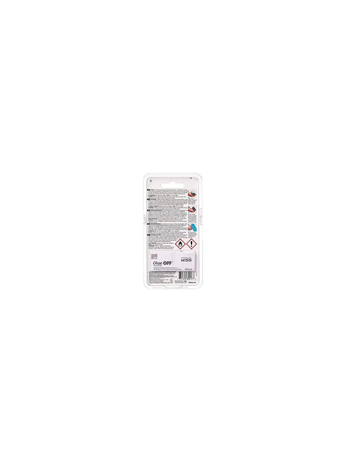 Colla per Rimuovere le Unghie Finte Kiss My Face 135ml