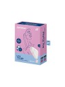 SATISFYER Love Triangle stimolatore e vibratore bianco con app e bluetooth 1un donna