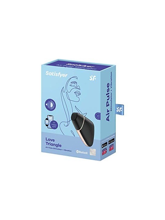 SATISFYER Love Triangle Air Pulse Stimolatore Nero