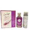 Mahasin Crystal Violet Gift set EDP 100 ml and deospray 75 ml