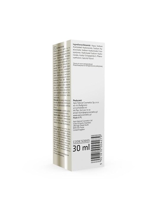 Siero APIS Hyaluron 4D con acido ialuronico SNAP8TM 30ml