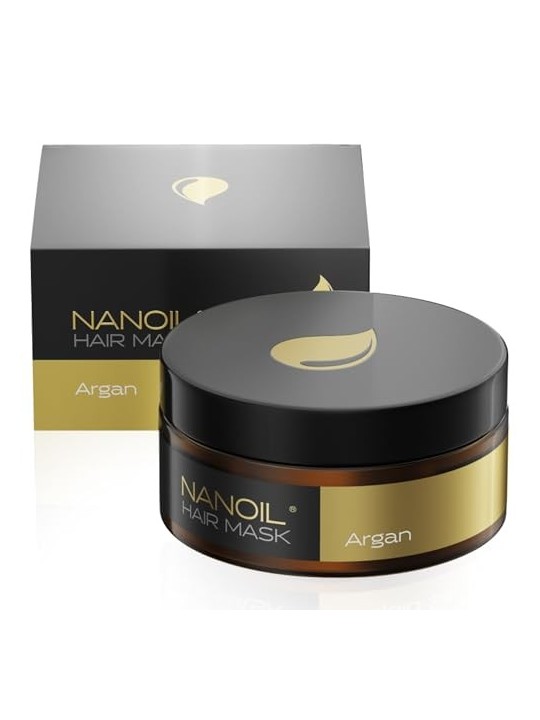 Maschera per capelli con olio di argan