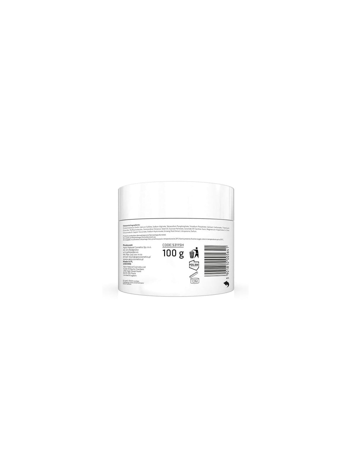 Maschera ossigenante alle alghe con ossigeno attivo 100g