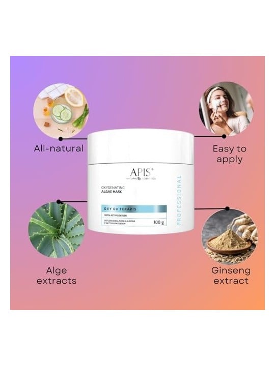 Maschera ossigenante alle alghe con ossigeno attivo 100g