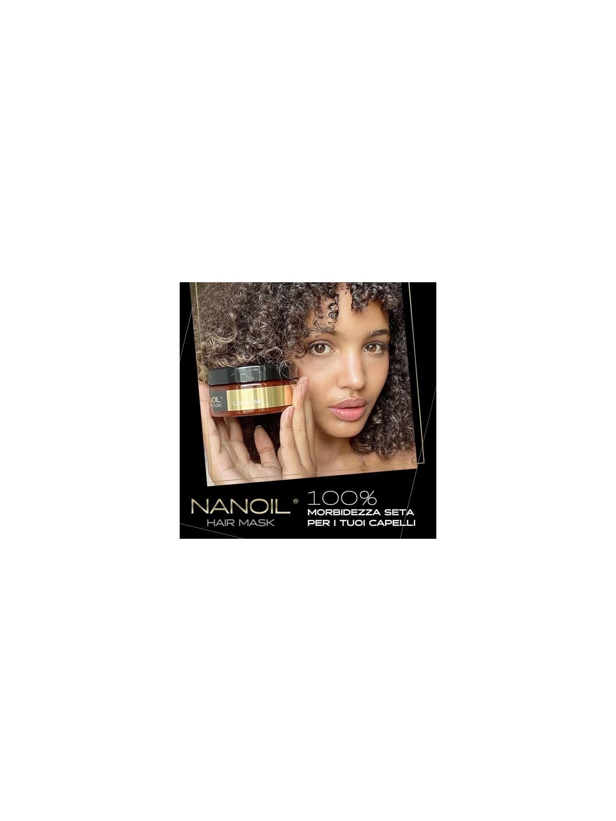 Maschera per capelli Nanoil HAIR MASK liquido di seta 300ml