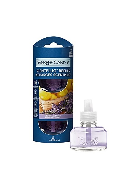 Yankee Candle Ricarica per diffusore elettrico Kit Biologico Limone Lavanda 2 x 18,5ml unisex Yankee Candle www.essenzetotalstyl