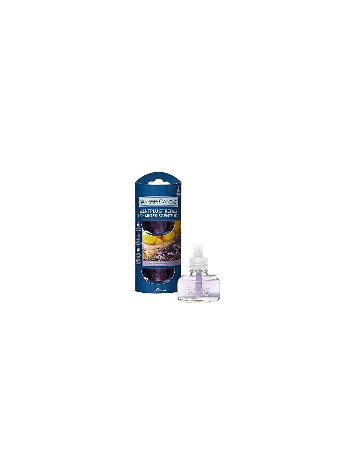 Yankee Candle Ricarica per diffusore elettrico Kit Biologico Limone Lavanda 2 x 18,5ml unisex Yankee Candle www.essenzetotalstyl