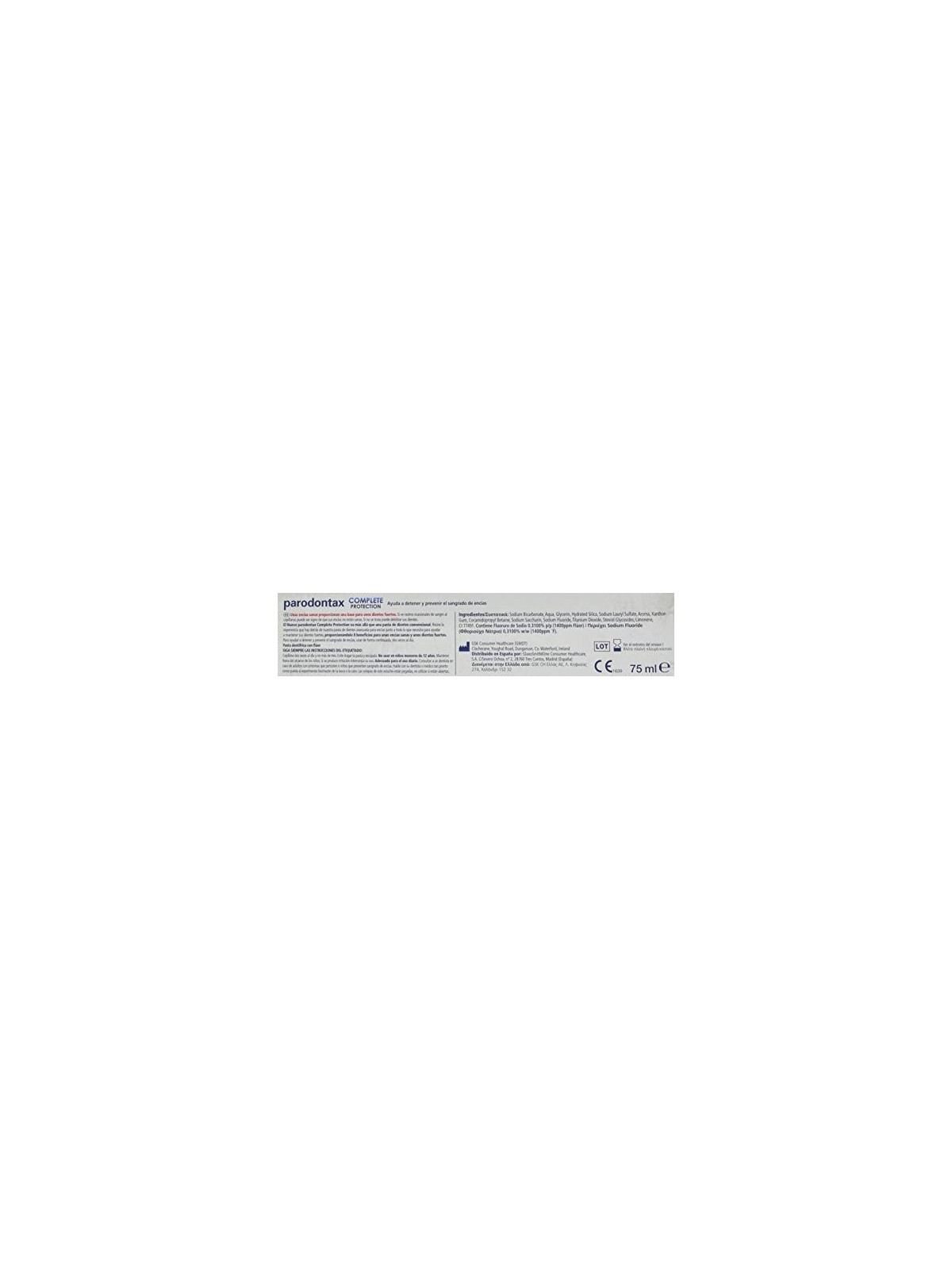 Paradontax PARODONTAX COMPLETE dentifricio sbiancante 75ml unisex