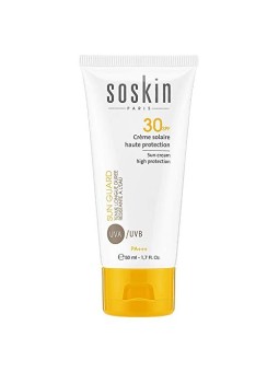 Soskin Paris Crema Solare Protezione SPF 50 per Pelle Secca e Sensibile Crema Protettiva Donna 50ml