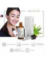 Nanoil Siero viso Aloe T Bianco Siero per la pelle con aloe e t bianco donna 50ml