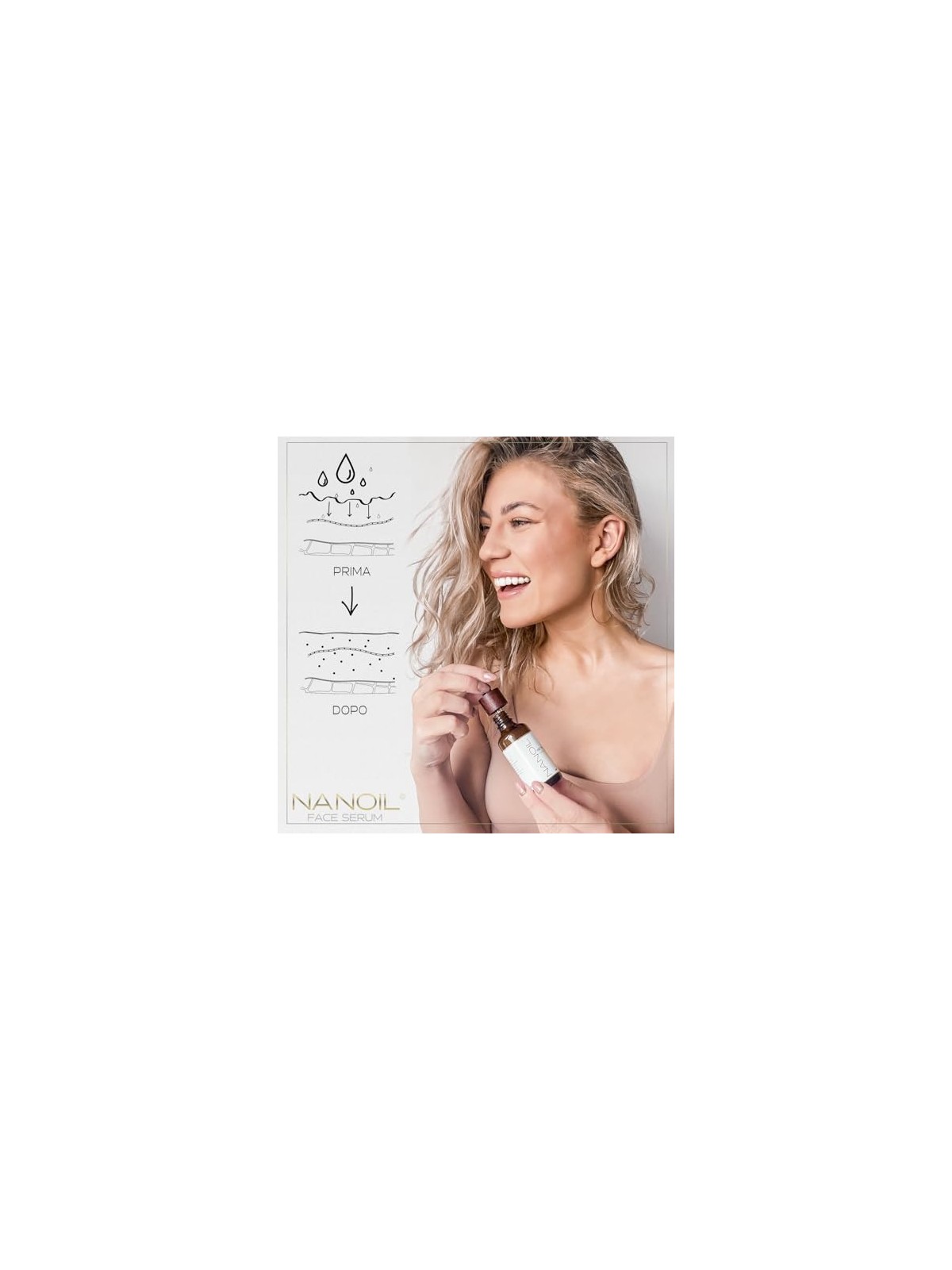 Siero viso al retinolo per pelle luminosa 50ml