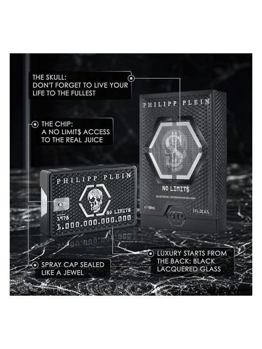 Profumo Philipp Plein No Limit$ Eau de Parfum Uomo 90ml