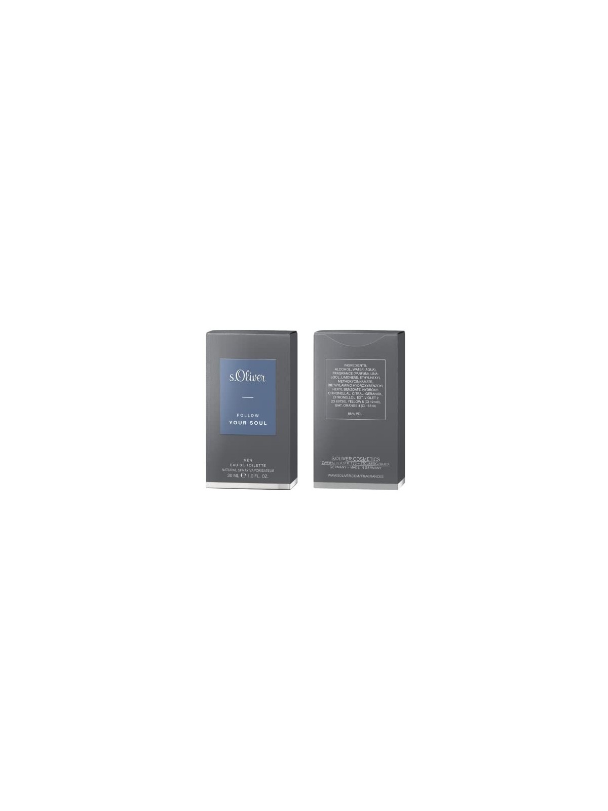 SOliver Follow Your Soul Men eau de toilette uomo 30ml