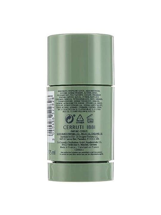 Deo Stick Cerruti 1881 Pour Homme 75ml