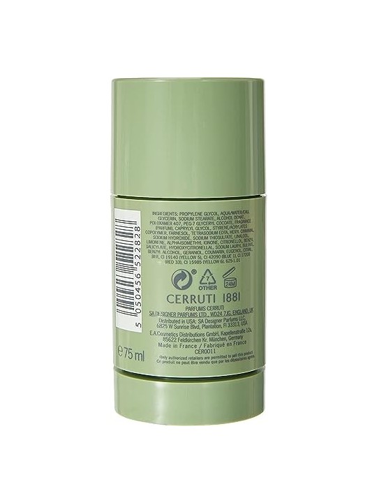 Deo Stick Cerruti 1881 Pour Homme 75ml