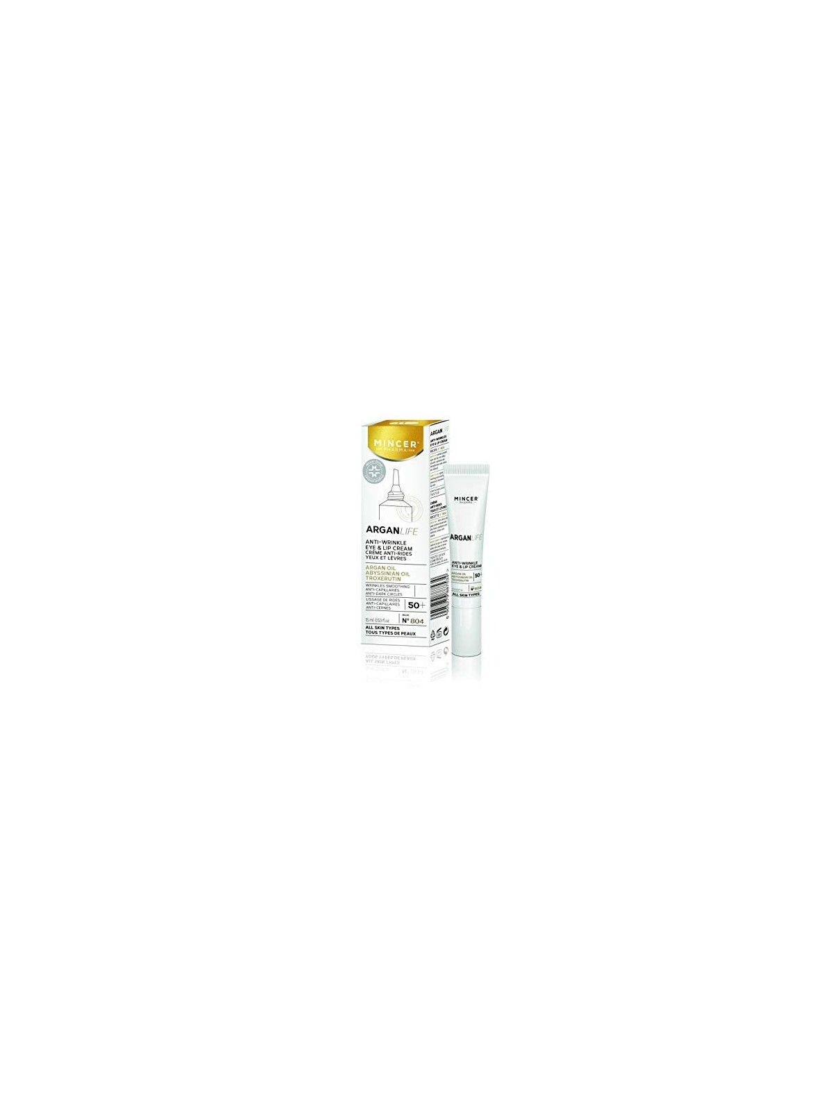 MINCER PHARMA Argan Life crema antirughe contorno occhi e labbra ARGAN LIFE 804 15ml