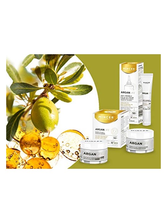 MINCER PHARMA Argan Life crema antirughe contorno occhi e labbra ARGAN LIFE 804 15ml