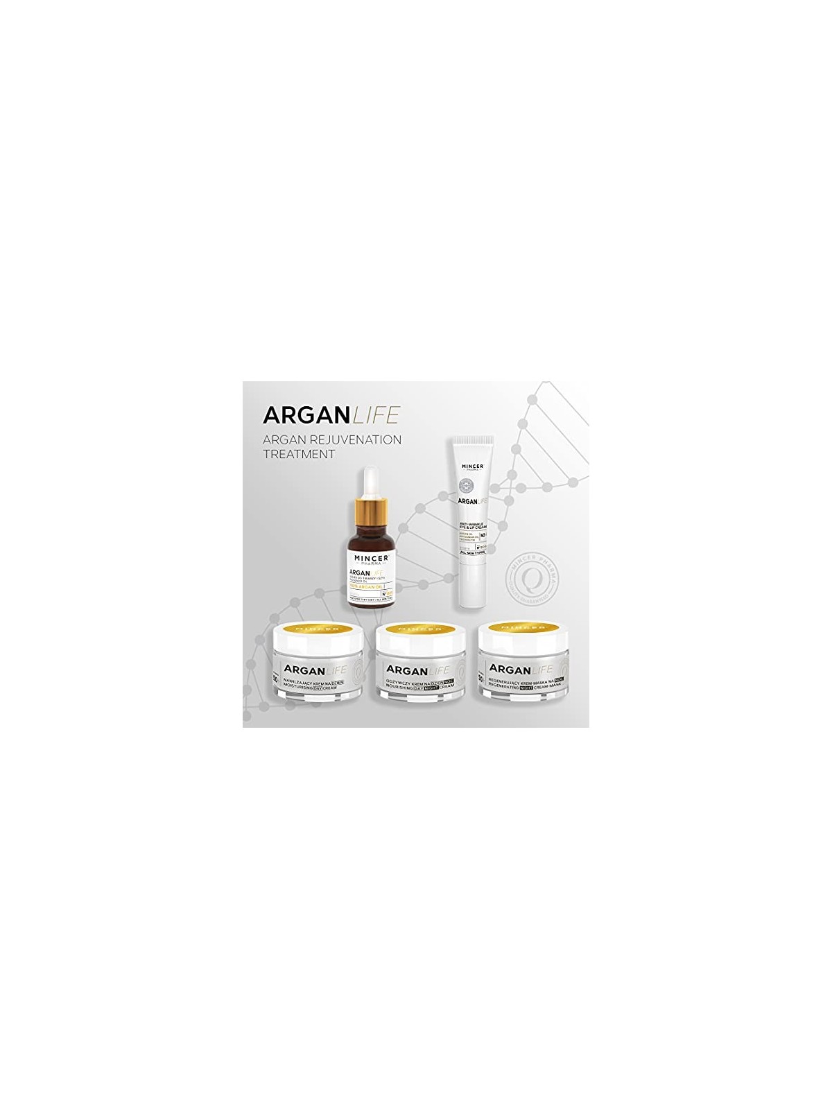 MINCER PHARMA Argan Life crema antirughe contorno occhi e labbra ARGAN LIFE 804 15ml