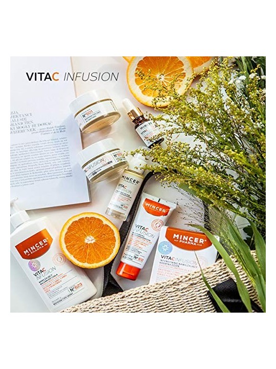 MINCER PHARMA Vita C Infusion No611 fluido micellare rigenerante per il viso 500ml