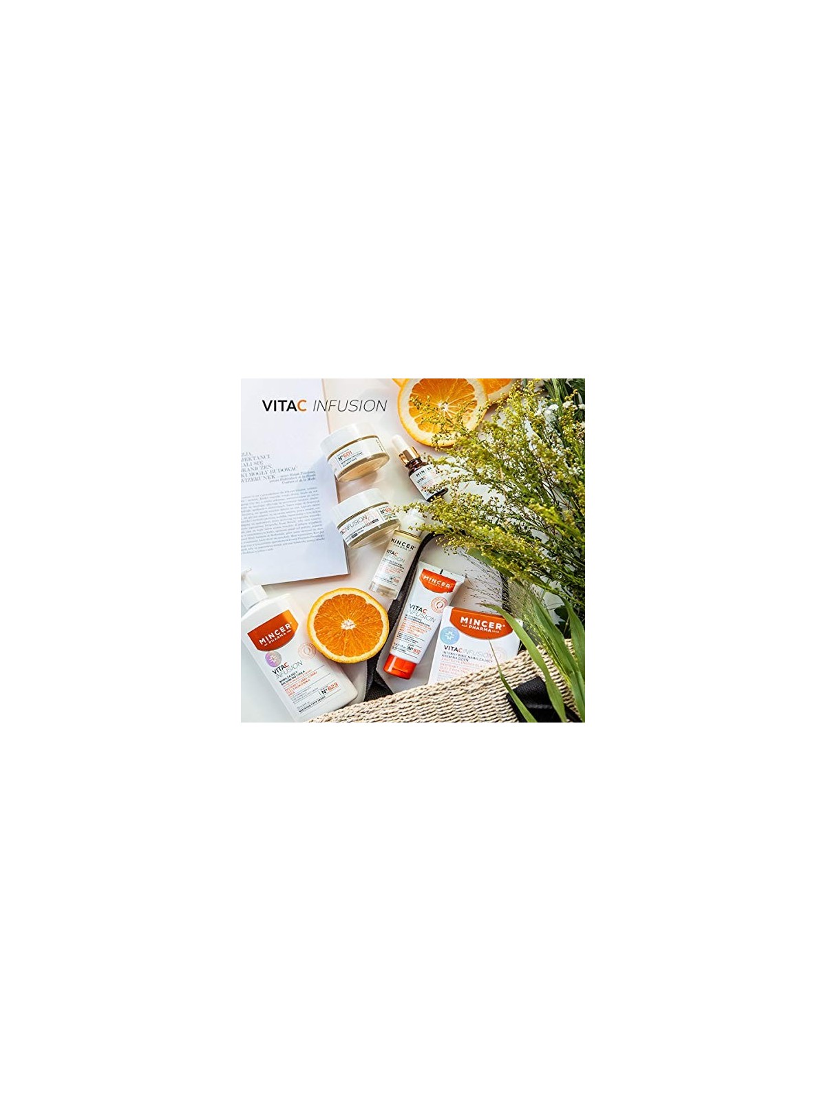 MINCER PHARMA Vita C Infusion No611 fluido micellare rigenerante per il viso 500ml