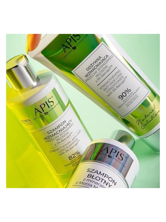 Shampoo rinforzante contro la caduta dei capelli APIS con Baicapil 300ml