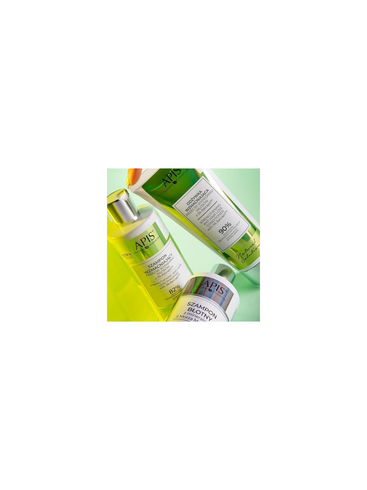 Shampoo rinforzante contro la caduta dei capelli APIS con Baicapil 300ml