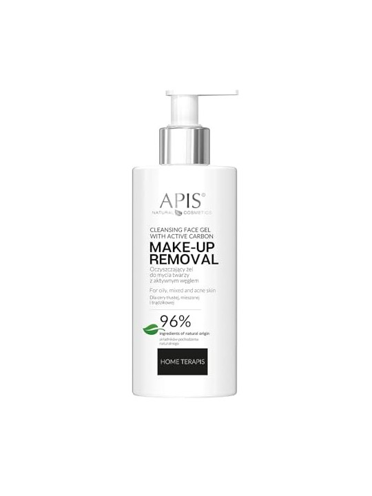 Gel detergente viso con carbone attivo 300ml