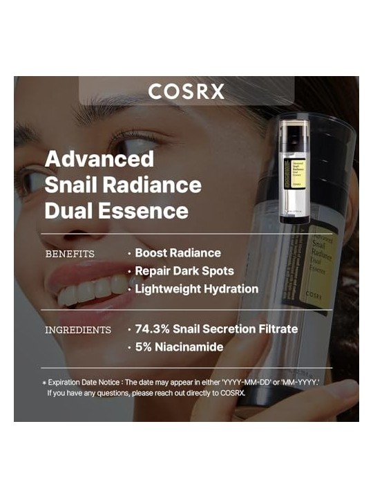 Cosrx Advanced Snail Radiance Dual Essence