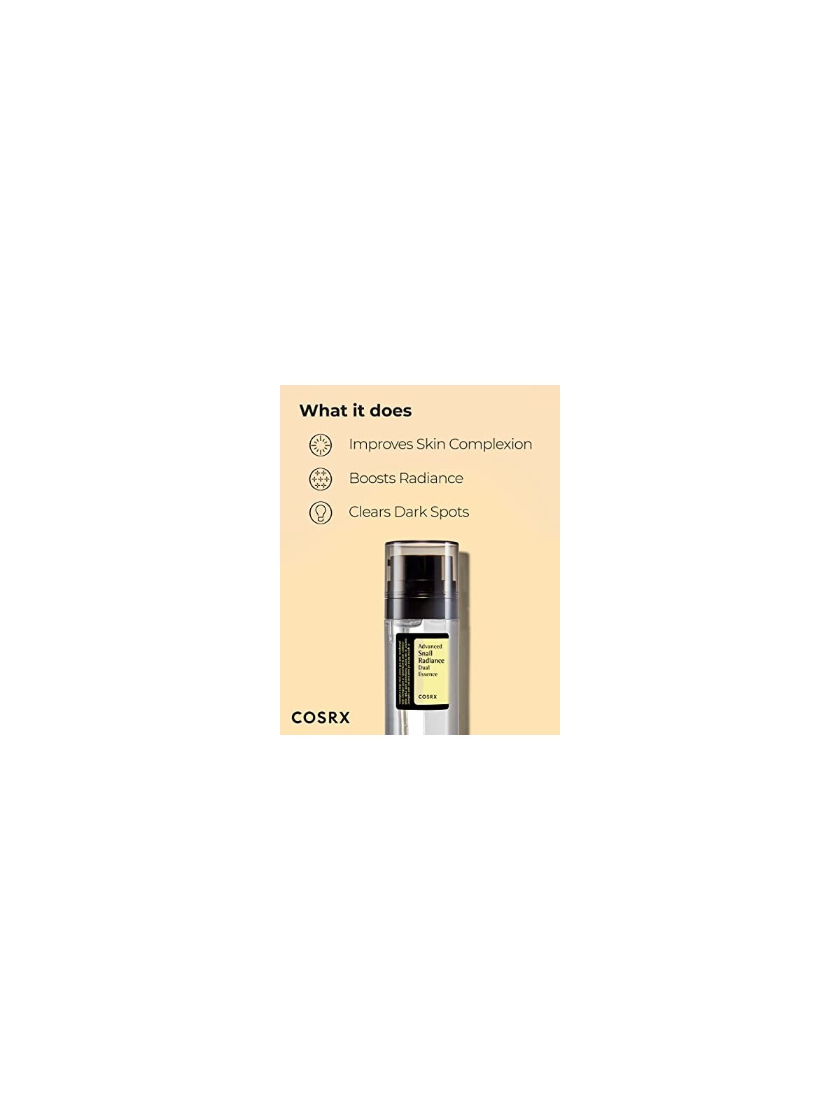 Cosrx Advanced Snail Radiance Dual Essence